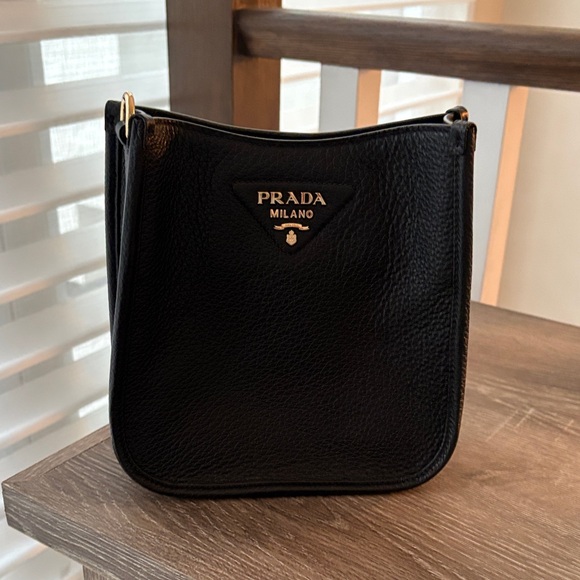 Prada Handbags - Prada Black Crossbody Bag